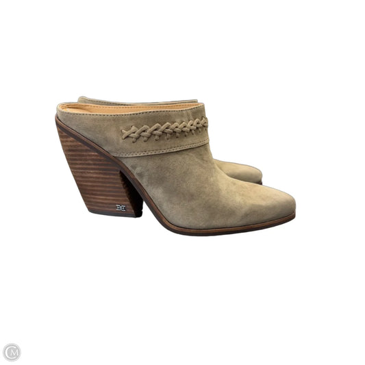 Sandals Heels Block By Sam Edelman In Green, Size: 9