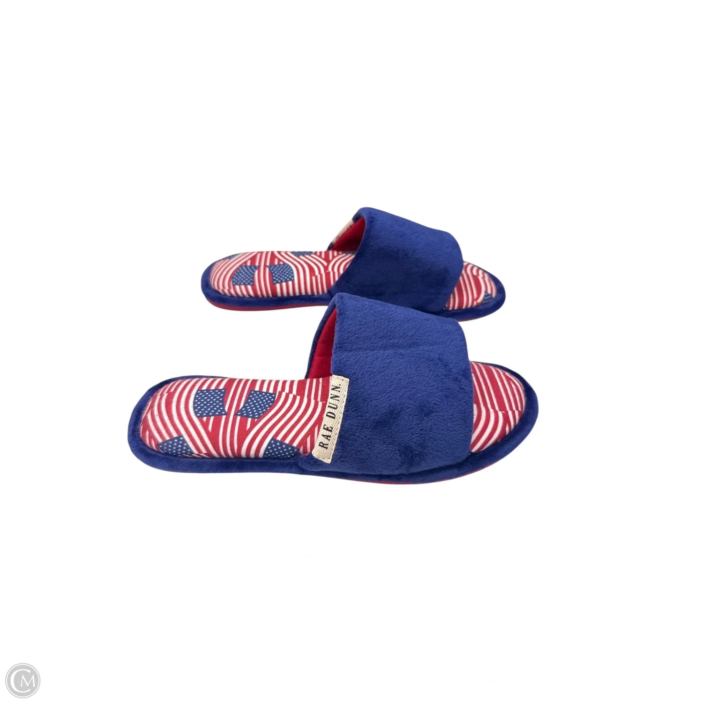 Slippers By Rae Dunn In Blue & Red