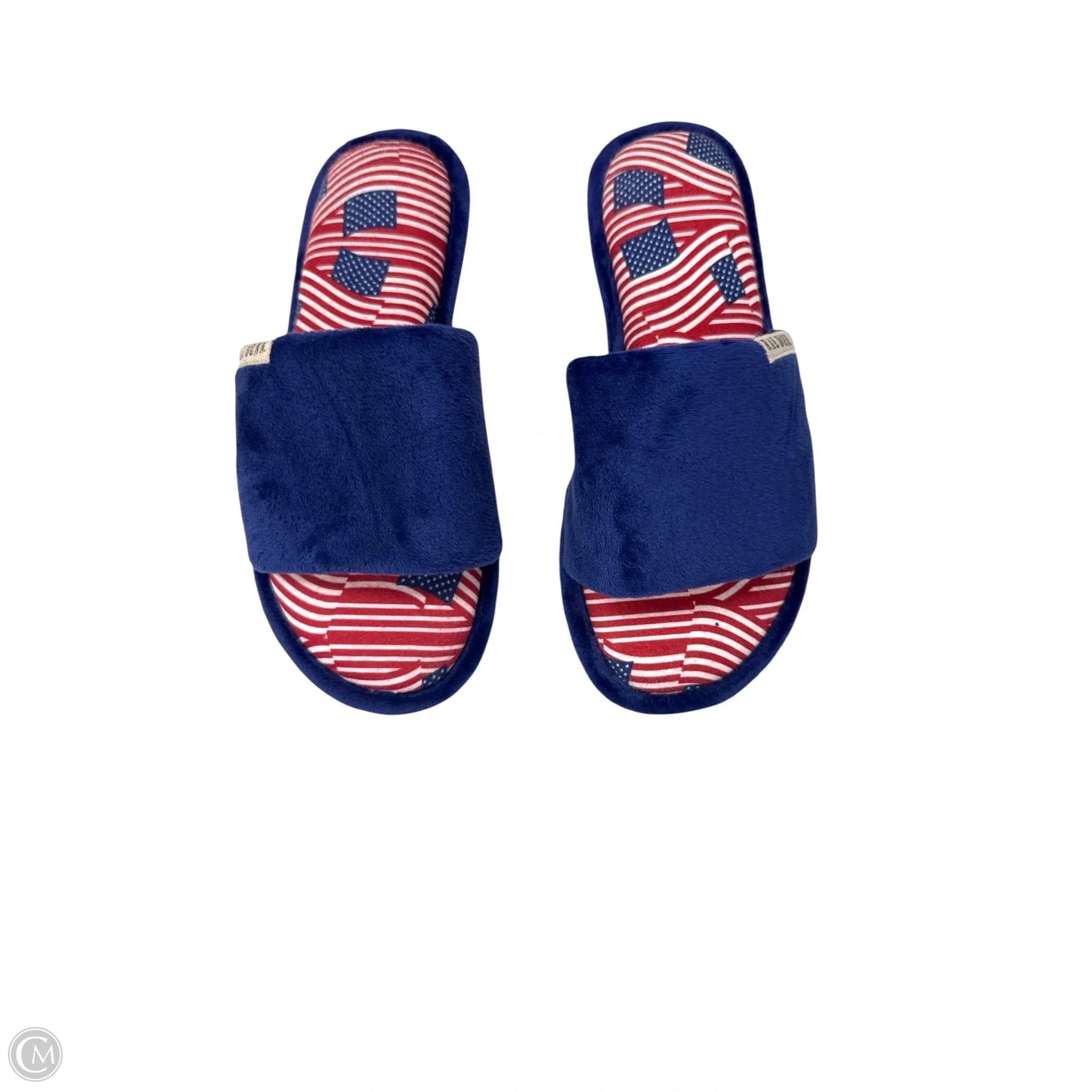 Slippers By Rae Dunn In Blue & Red