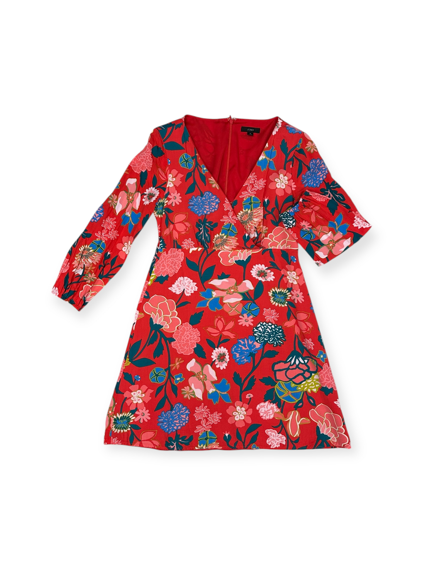 Dress Casual Midi By J. Crew In Red, Size: 6