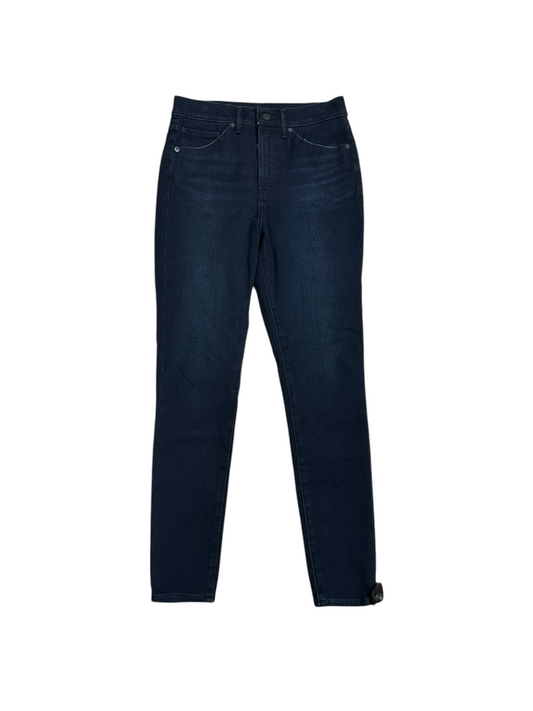 Jeans Skinny By Express In Blue Denim, Size: 4