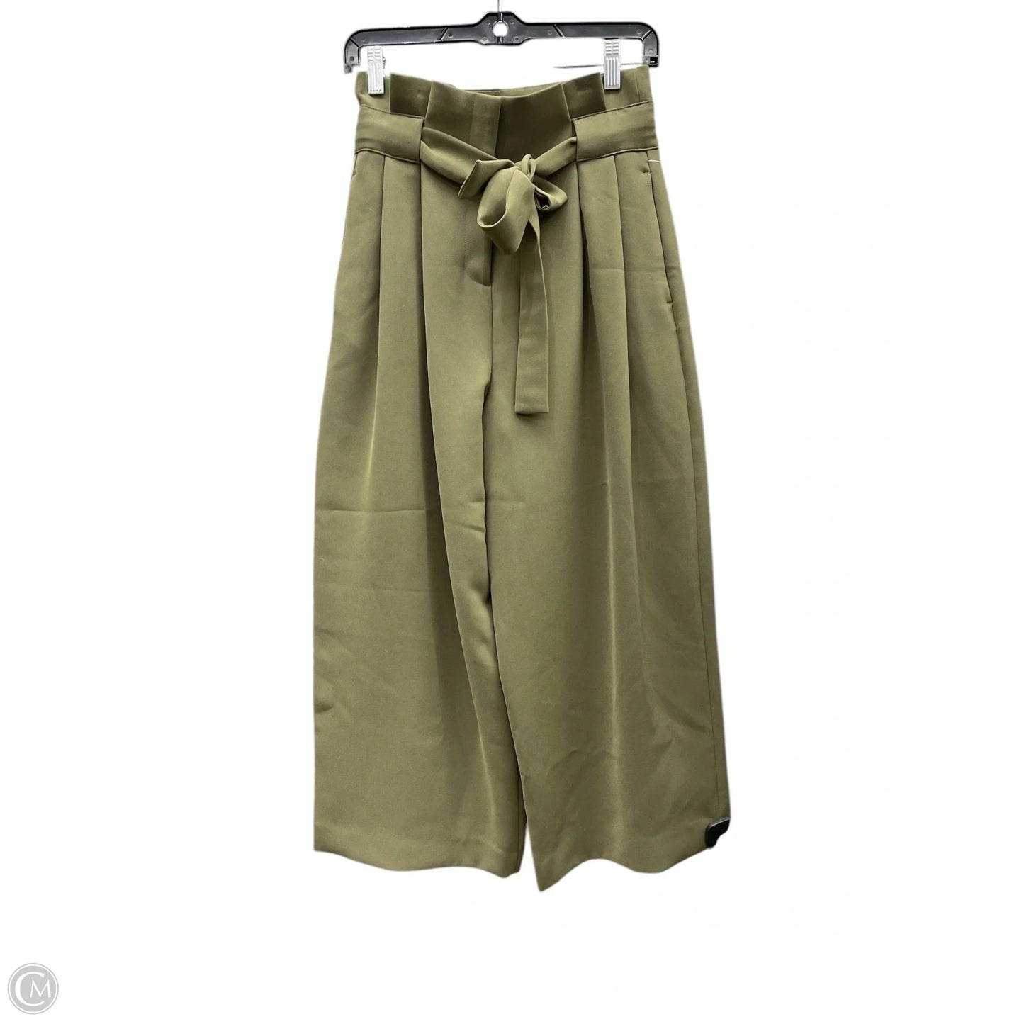 Pants Cropped By H&m In Green, Size: 4