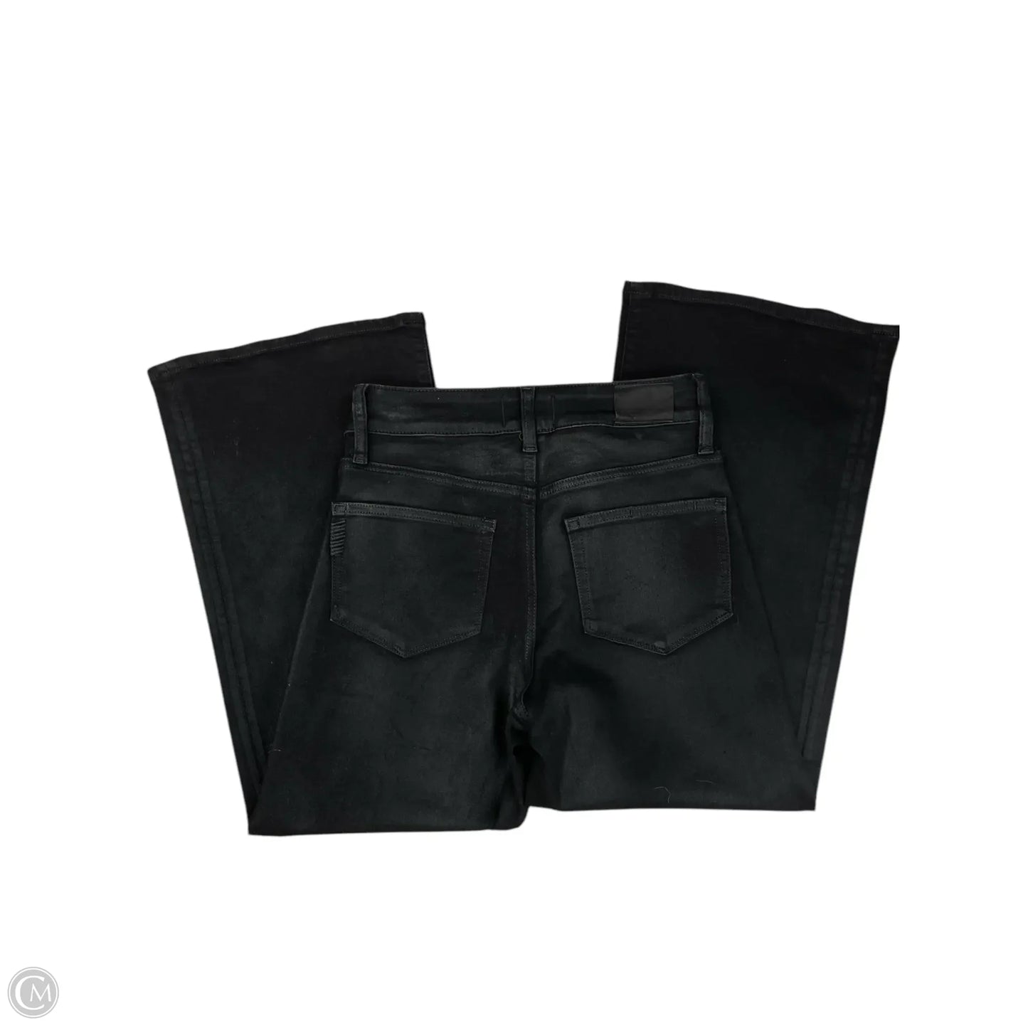Jeans Wide Leg By Paige In Black, Size: 4