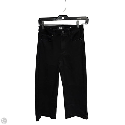Jeans Wide Leg By Paige In Black, Size: 2