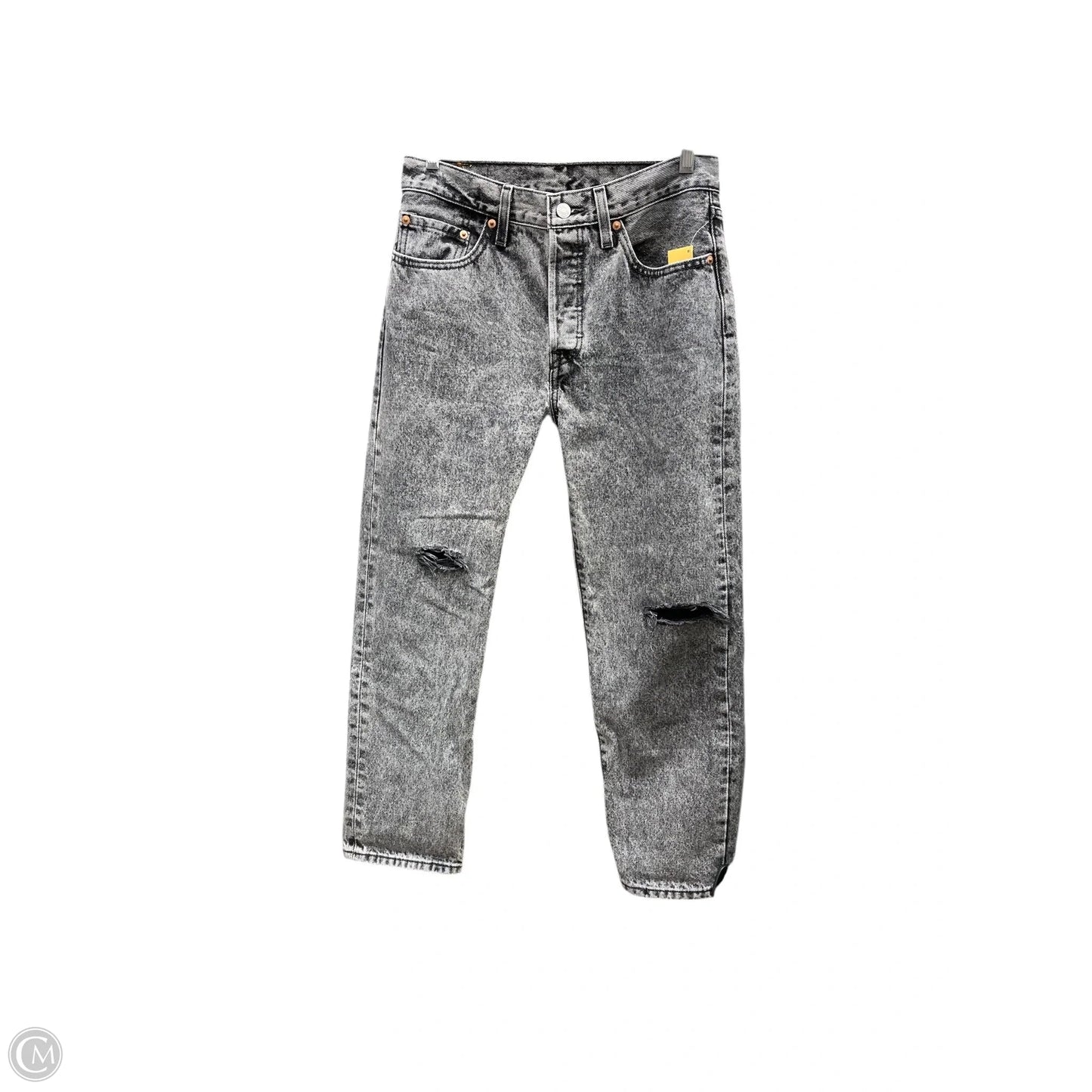 Jeans Straight By Levis In Grey, Size: 4
