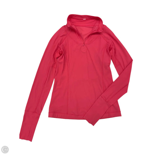 Athletic Sweatshirt Crewneck By Lululemon In Pink, Size: S
