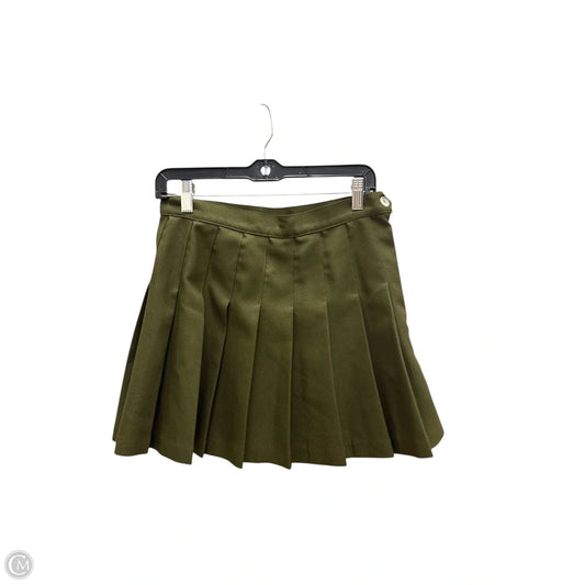 Skirt Midi By Los Angeles Apparel In Green, Size: L