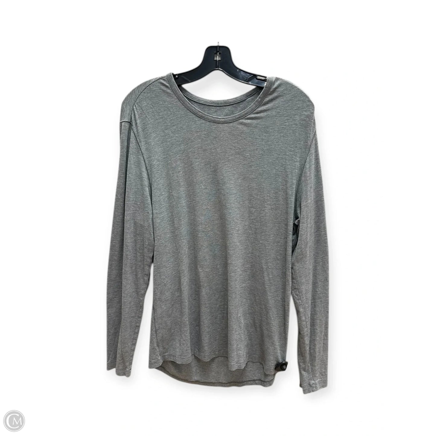 Top Long Sleeve By Lululemon In Grey, Size: 6