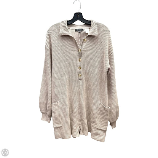 Romper By Clothes Mentor In Cream, Size: M