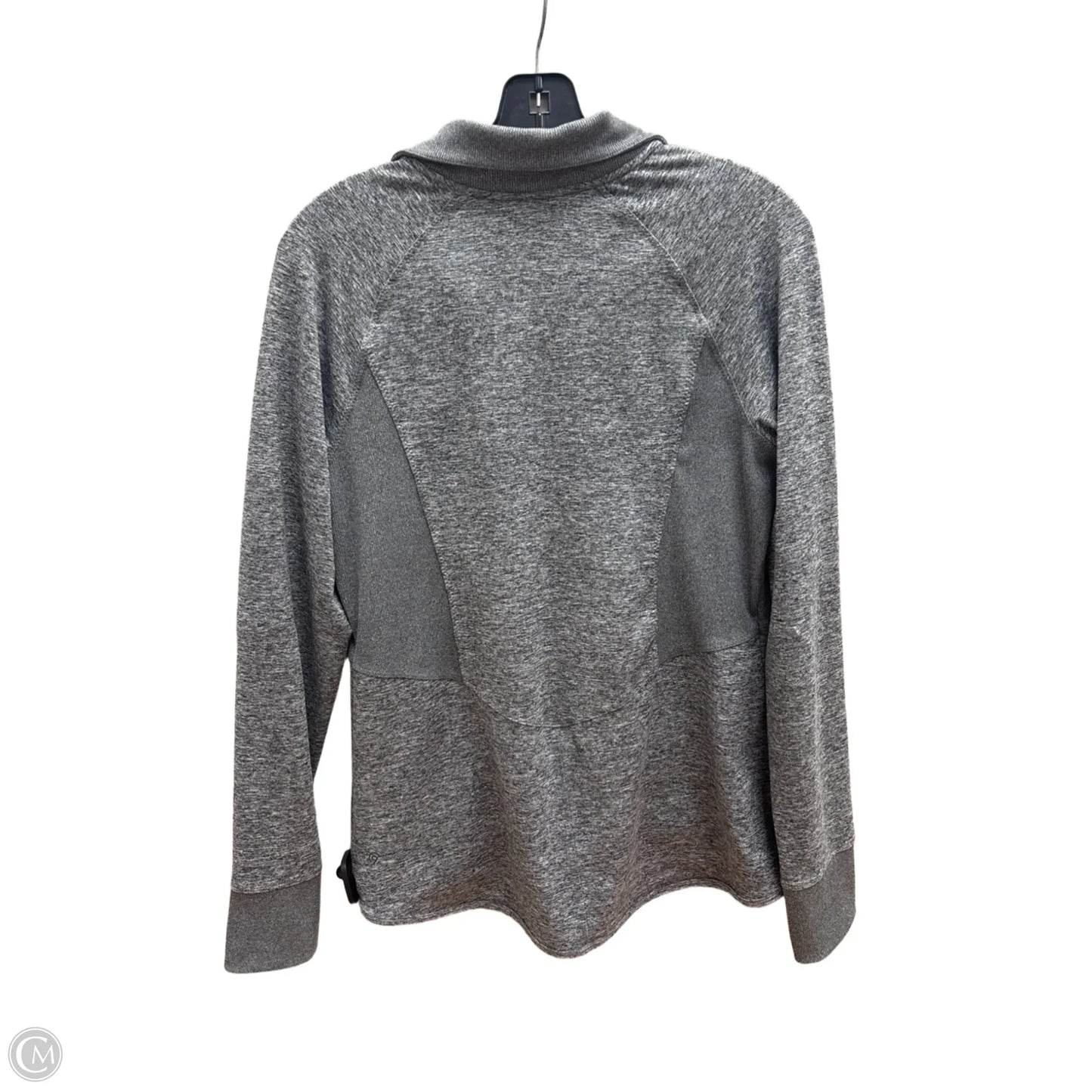 Athletic Jacket By Champion In Grey, Size: L