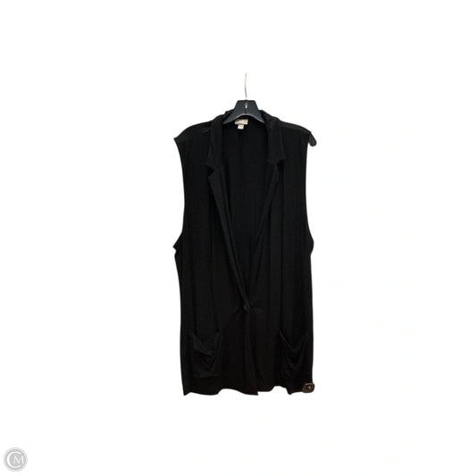 Vest Other By J. Jill In Black, Size: Xl