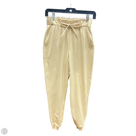 Athletic Pants By Lululemon In Yellow, Size: 4
