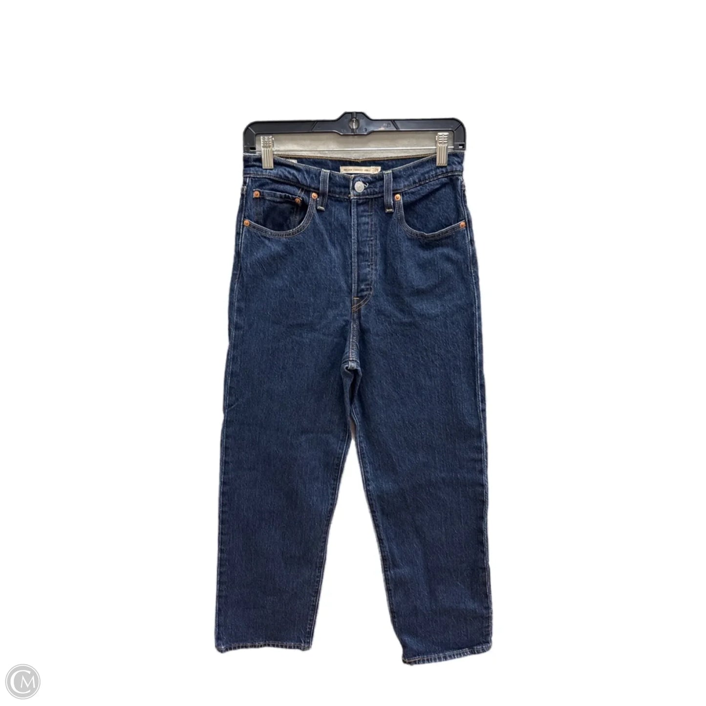 Jeans Straight By Levis In Blue Denim, Size: 6