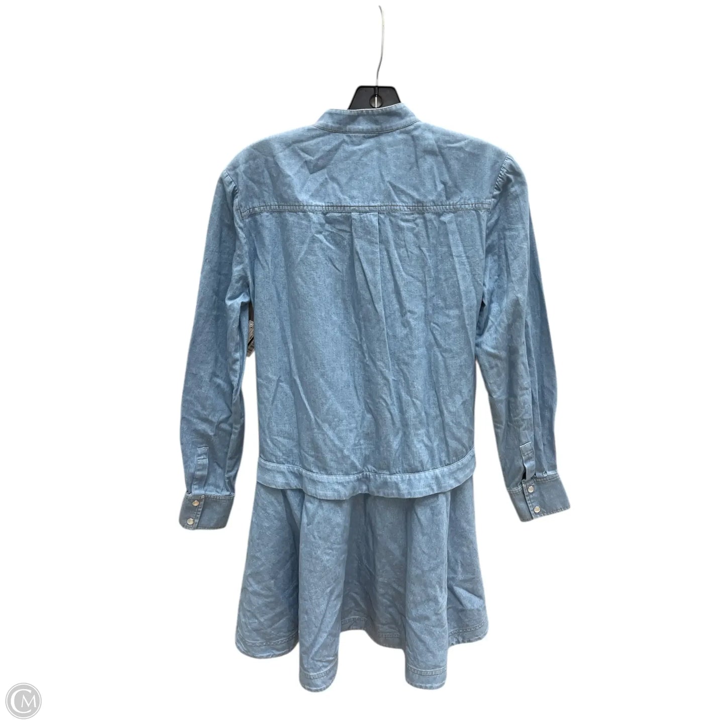 Dress Designer By Derek Lam In Blue Denim, Size: 0