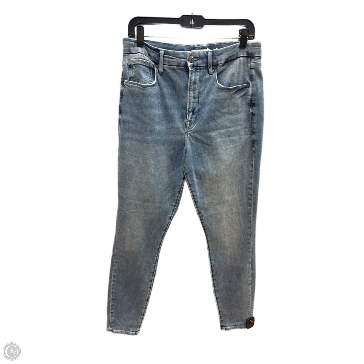 Jeans Skinny By Good American In Blue Denim, Size: 14