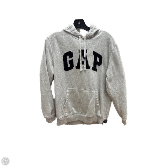 Sweatshirt Hoodie By Gap In Grey, Size: S