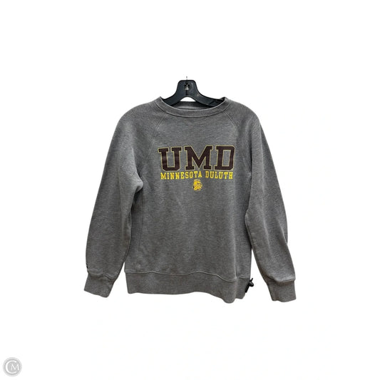 Athletic Sweatshirt Crewneck By Clothes Mentor In Grey, Size: L