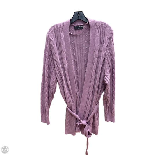Cardigan By Lane Bryant In Purple, Size: 26