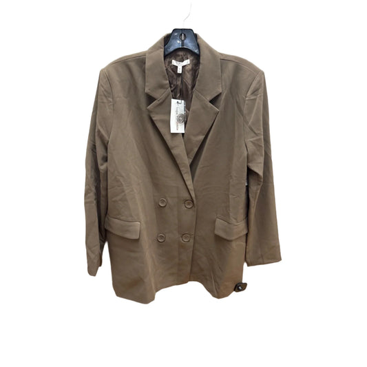 Blazer By Clothes Mentor In Brown, Size: M