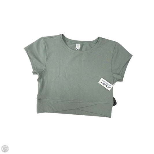 Athletic Top Short Sleeve By Old Navy In Green, Size: S