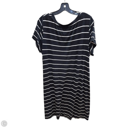 Dress Casual Midi By Ava & Viv In Black & White, Size: 1x