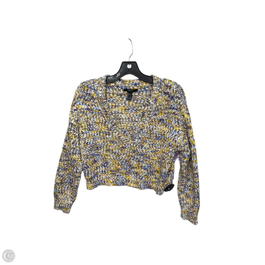 Sweater By Forever 21 In Blue & Yellow, Size: S