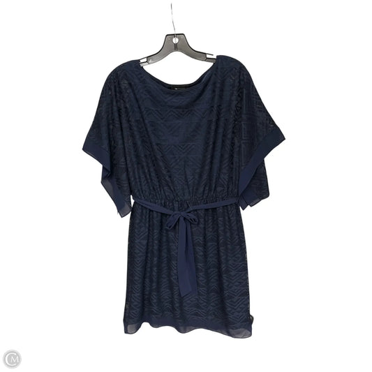 Dress Casual Midi By Ab Studio In Navy, Size: L
