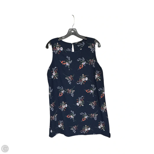 Dress Casual Midi By Gibson In Blue, Size: L