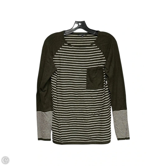 Sweater By Staccato In Green & White, Size: S