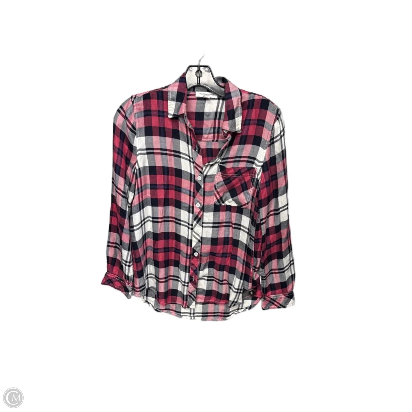 Top Long Sleeve By Beachlunchlounge In Pink & Purple, Size: Xs