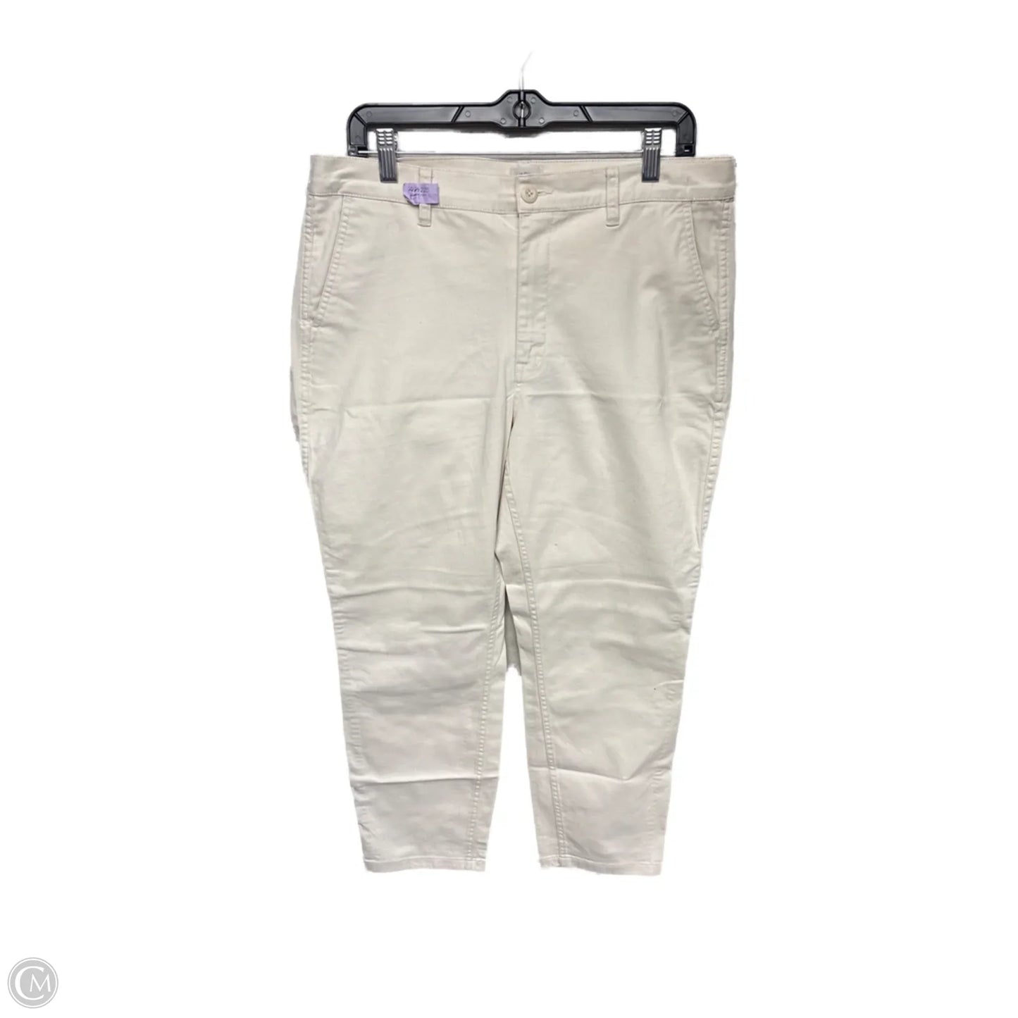 Pants Wide Leg By J. Crew In Cream, Size: 30