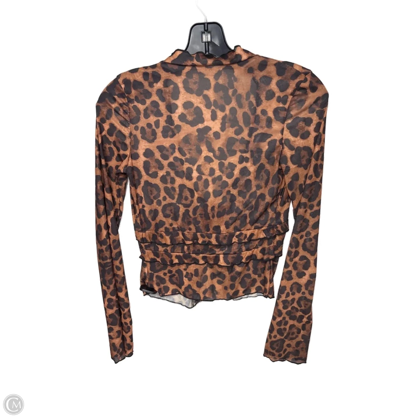 Shawl By Clothes Mentor In Animal Print, Size: Xs