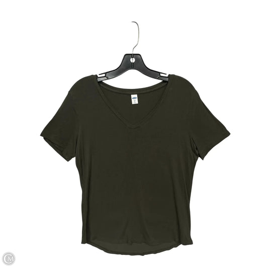 Top Short Sleeve Basic By Old Navy In Green, Size: M