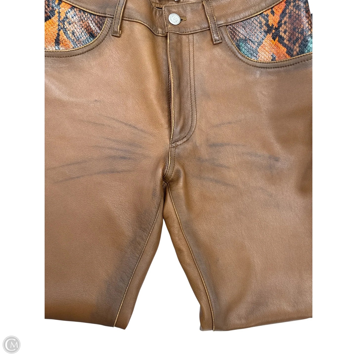 Pants Luxury Designer By Golden Goose In Brown, Size: 4
