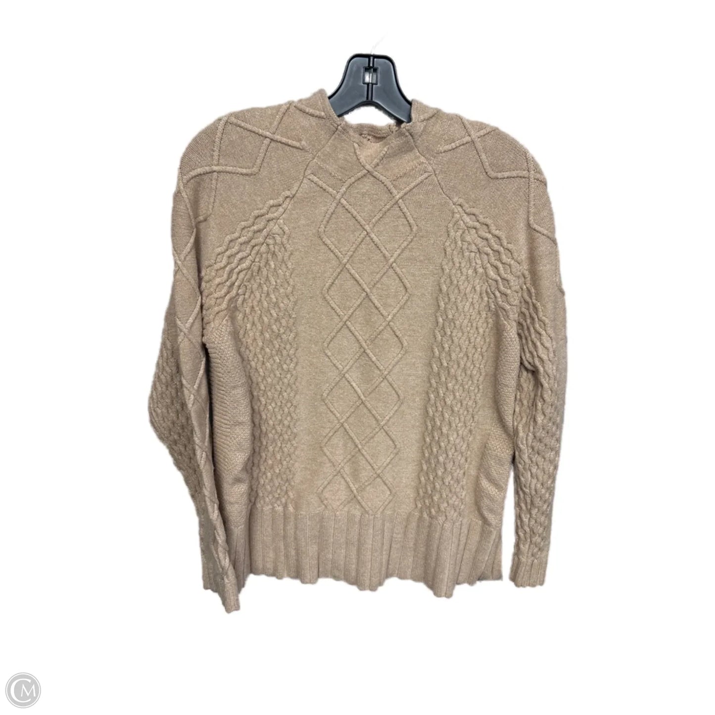 Sweater By Cyrus Knits In Tan, Size: Xl