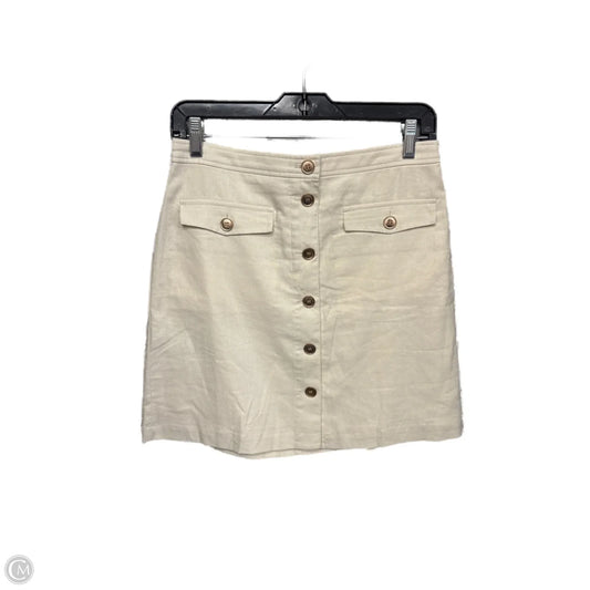 Skirt Midi By J. Crew In Cream, Size: 2