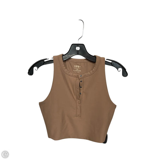 Athletic Bra By YPB In Brown, Size: Xs
