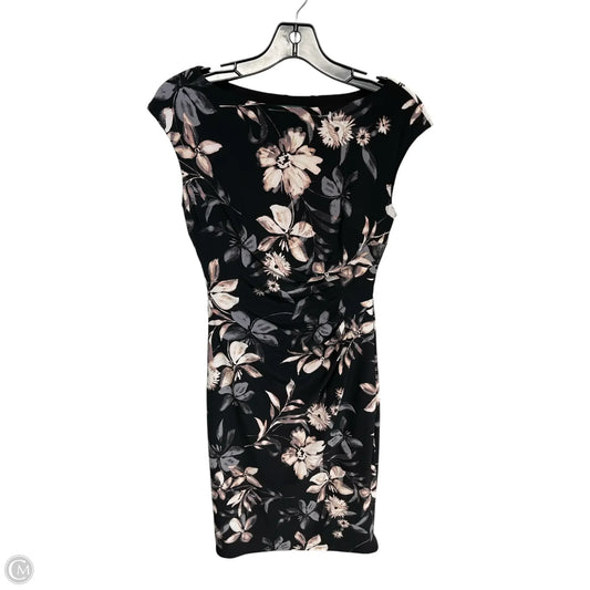 Dress Work By Lauren By Ralph Lauren In Black & Pink, Size: 2