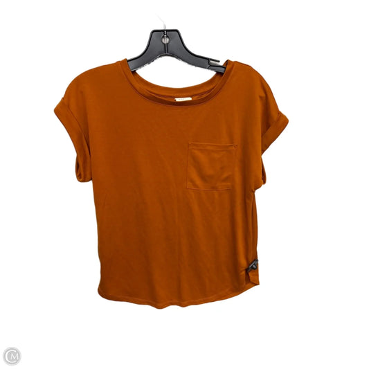 Top Short Sleeve By A New Day In Orange, Size: S