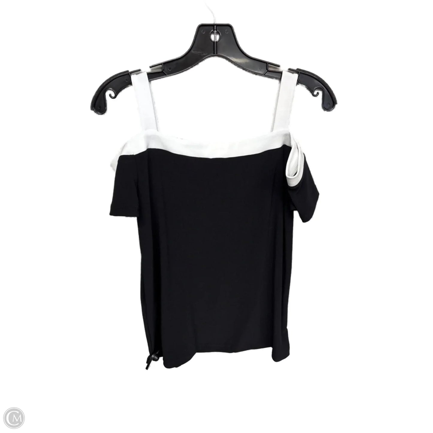 Top Short Sleeve By Inc In Black, Size: S