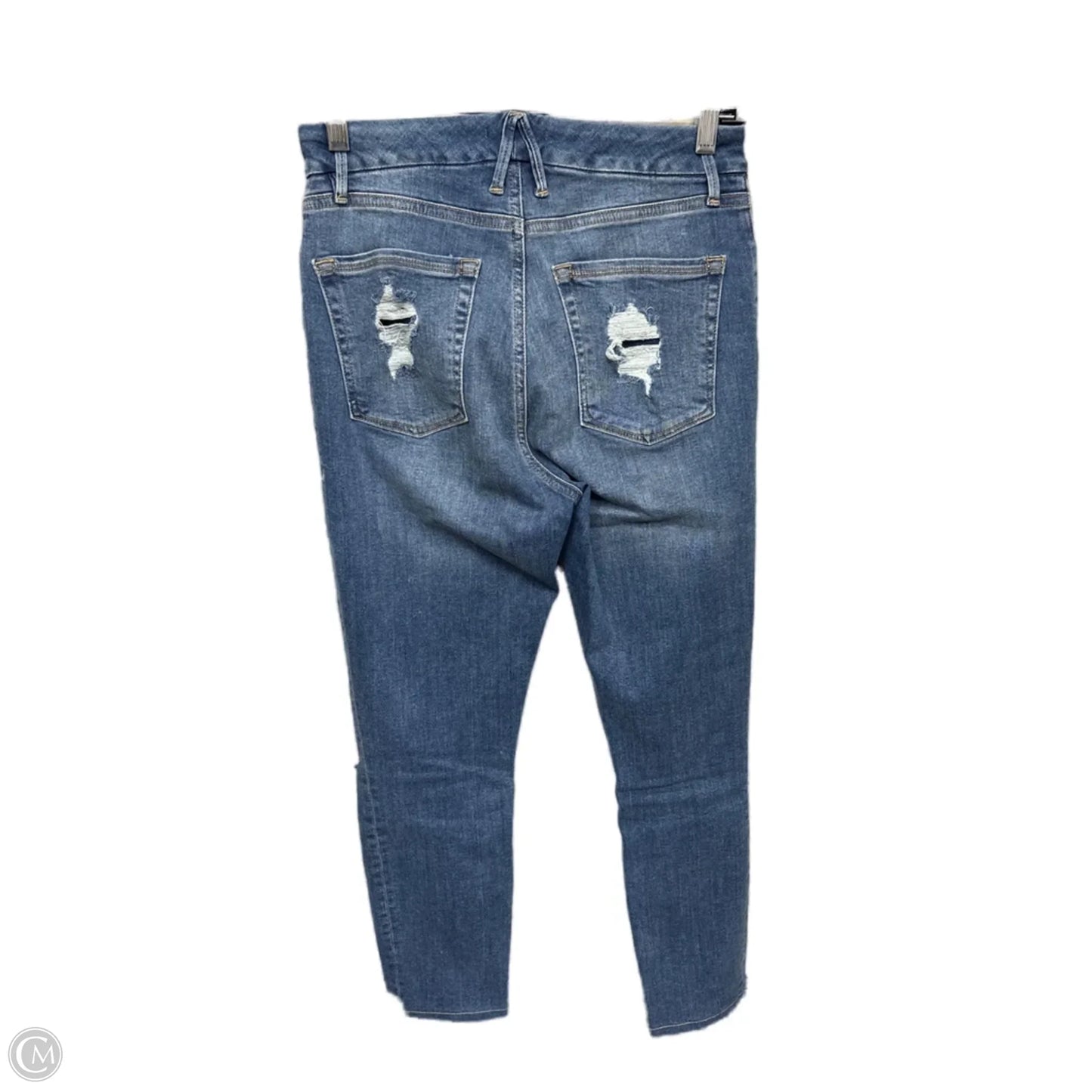 Jeans Skinny By Good American In Blue Denim, Size: 6