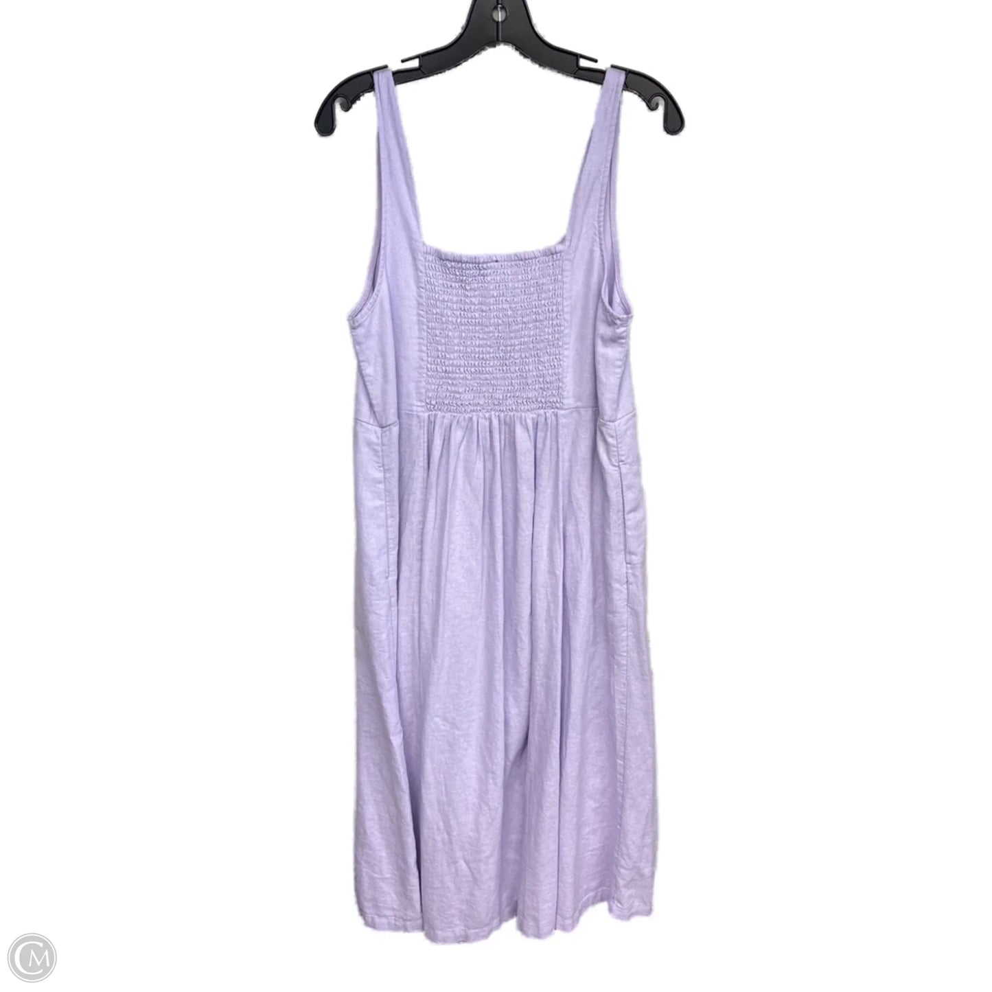 Dress Casual Midi By Old Navy In Purple, Size: L