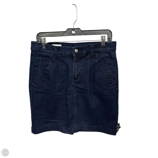 Skirt Midi By Gap In Blue Denim, Size: 6