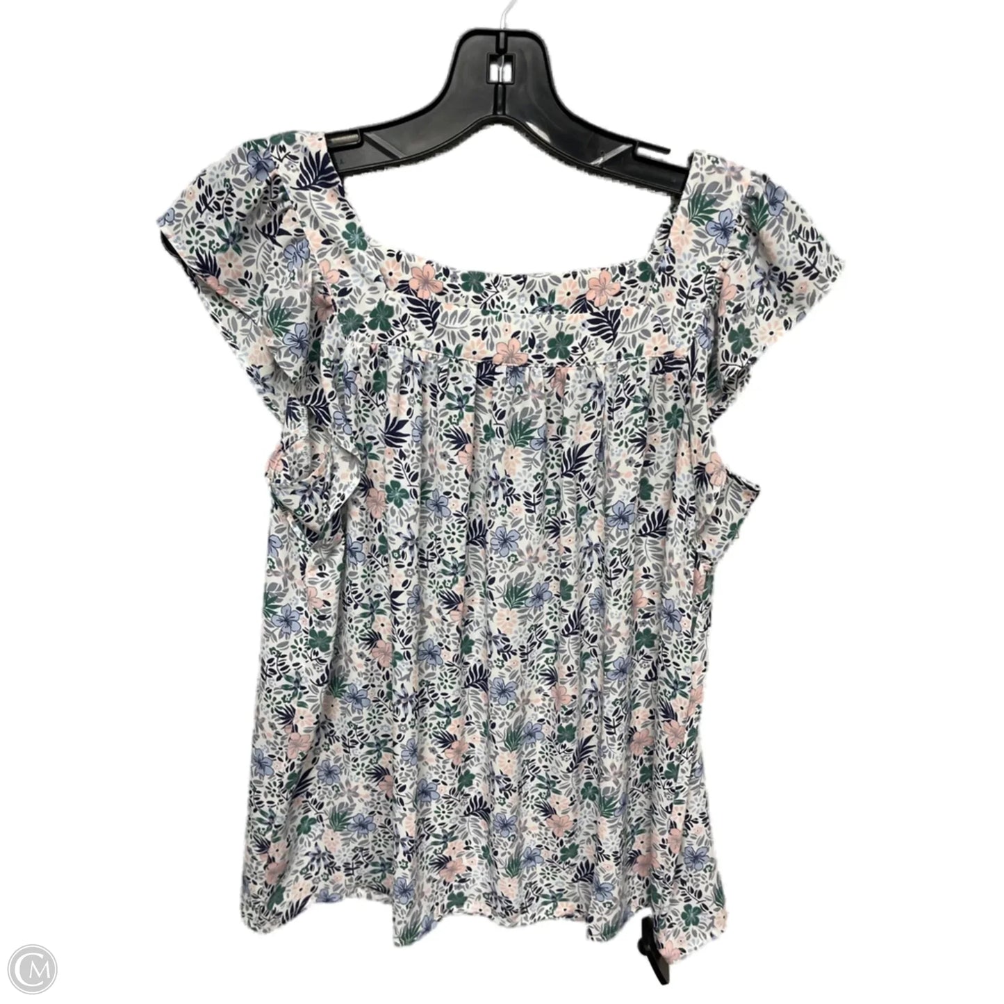 Top Sleeveless By Loft In Blue & Pink, Size: Xs