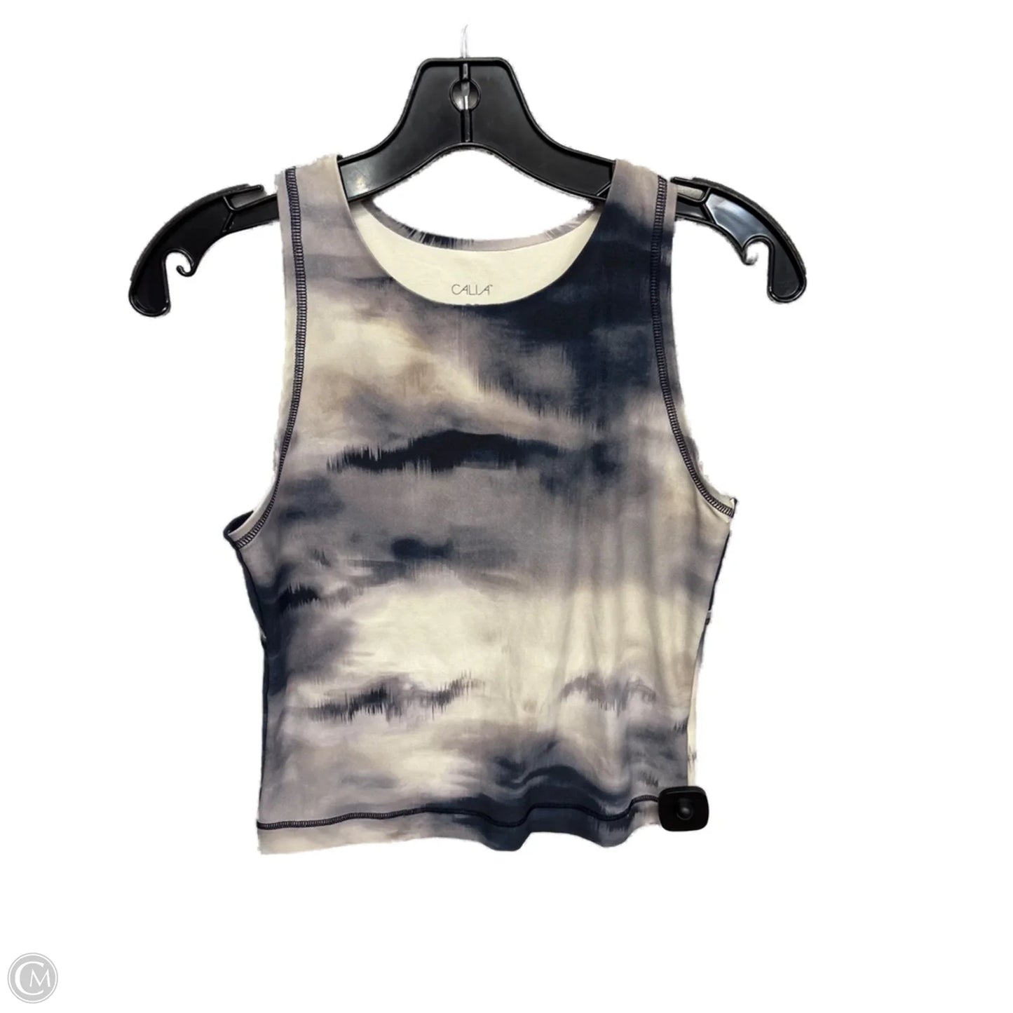 Athletic Tank Top By Calia In Blue & Grey, Size: M