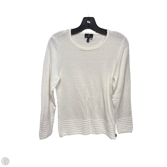 Top Long Sleeve By Clothes Mentor In White, Size: Xs