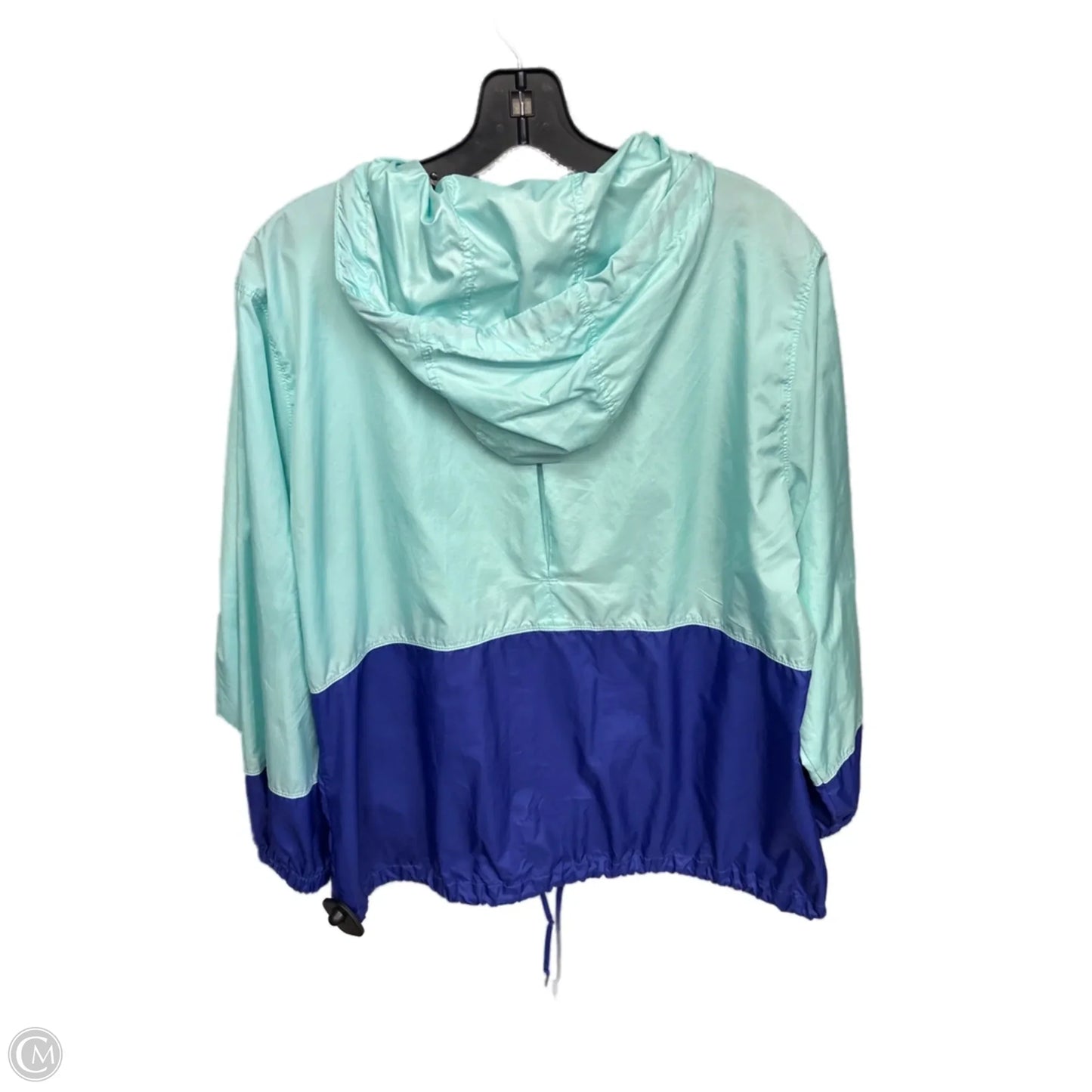 Jacket Windbreaker By Columbia In Blue, Size: Xl