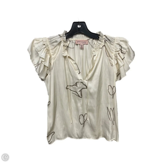 Top Sleeveless By Philosophy In Cream, Size: Xs