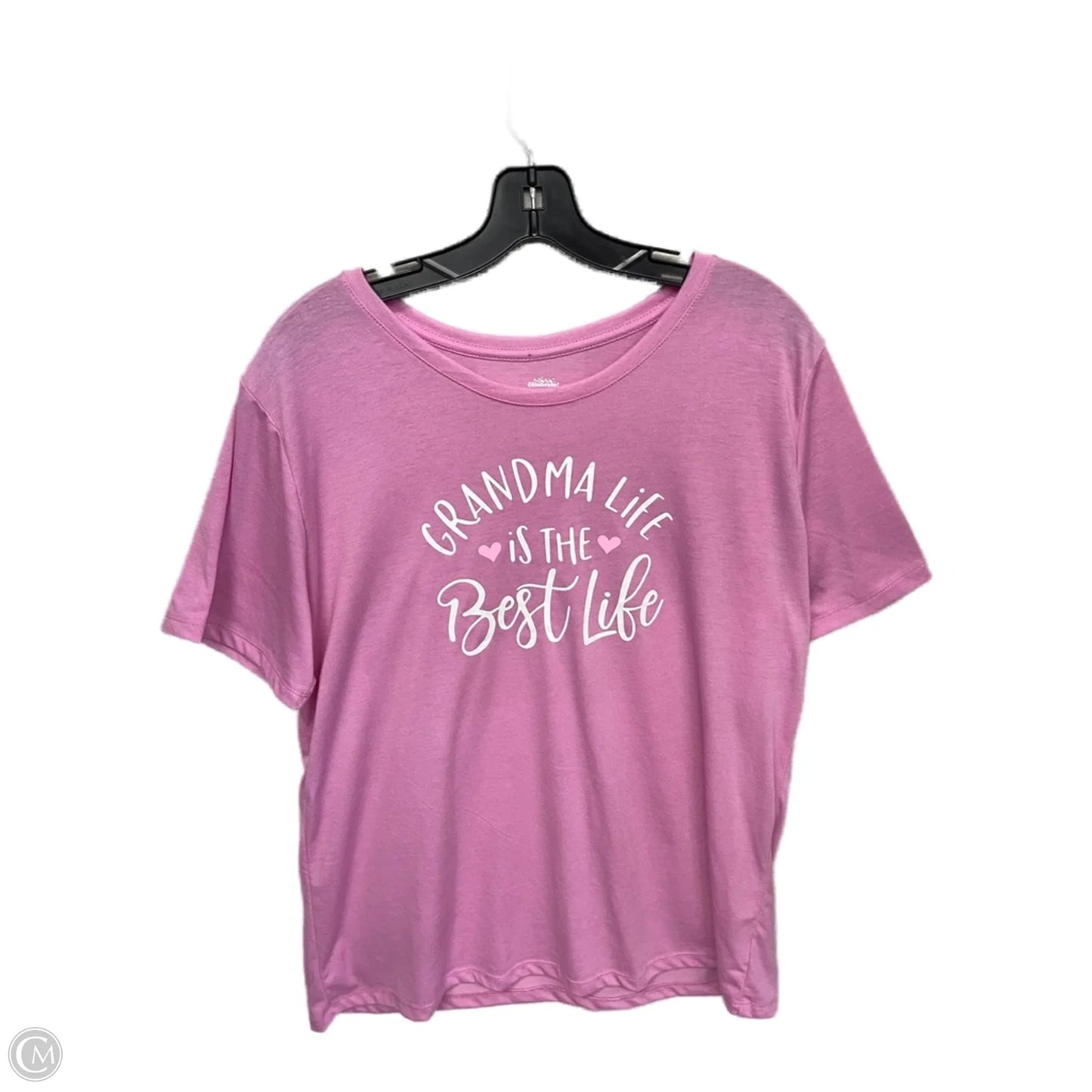 Top Short Sleeve Basic By Clothes Mentor In Pink, Size: 2x