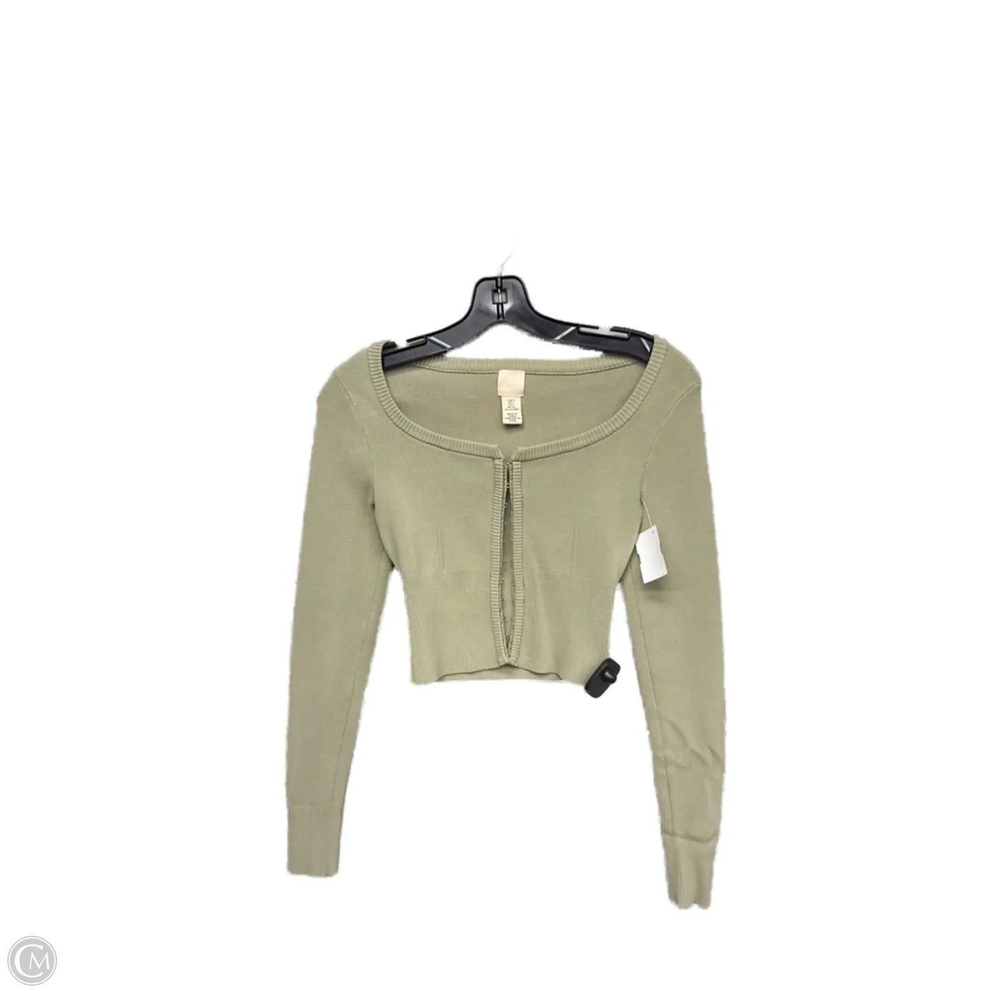 Cardigan By H&m In Green, Size: S